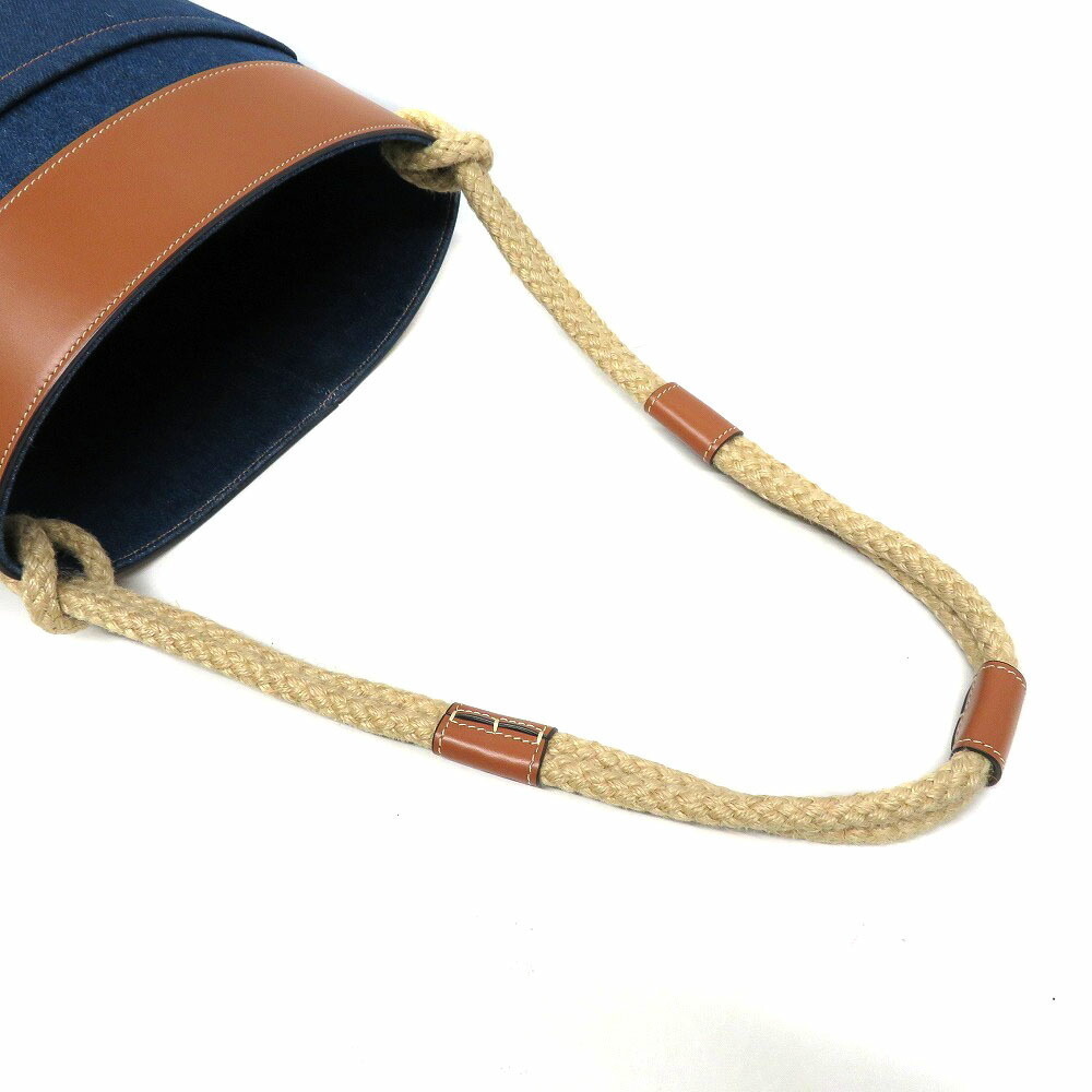 CELINE Bucket Bag Denim Leather Blue - Picture 10 of 11